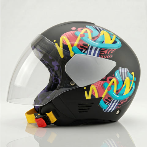 HYP3 Junior – Shadow Black – Graffiti – Matt