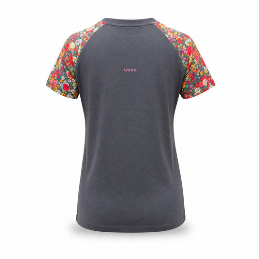 Tvarra Yoga Tshirt – Graphite (Women Fit)