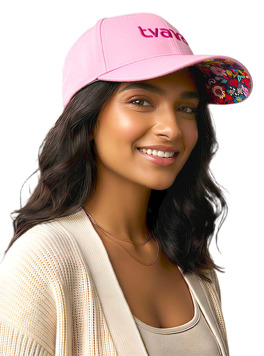 Tvarra Women Cap - Pink