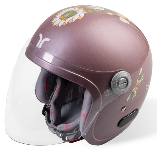 Tvarra Lotus Rose Gold Helmet