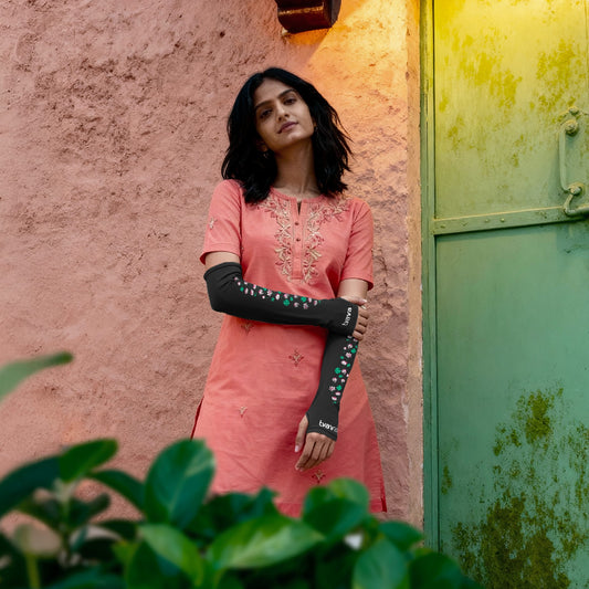 Pack of 3 Sleeves: White Lotus - Black & Padmaa - Baby Pink & Padmaa - Mint Green