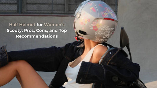 Half Helmets for Women's Scooties
