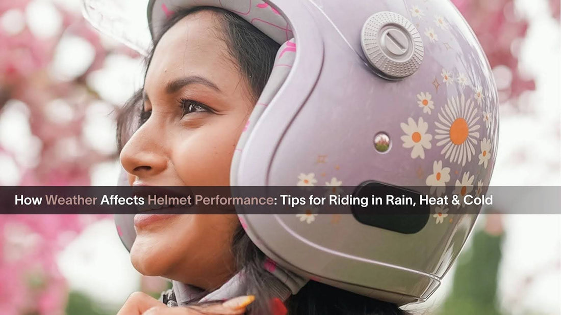 How Weather Affects Helmet Performance: Tips for Riding in Rain, Heat & Cold