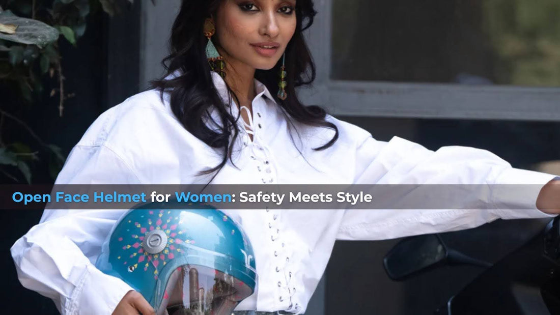 Open-Face Helmet for Women: Safety Meets Style