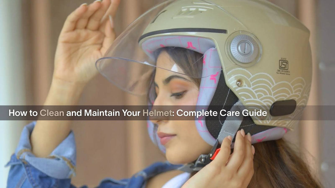 Helmet Cleaning Guide: Keep Your Helmet Fresh & Safe