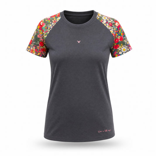 Tvarra Yoga Tshirt – Graphite (Women Fit)