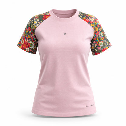 Tvarra Yoga Tshirt – Baby Pink (Women Fit)
