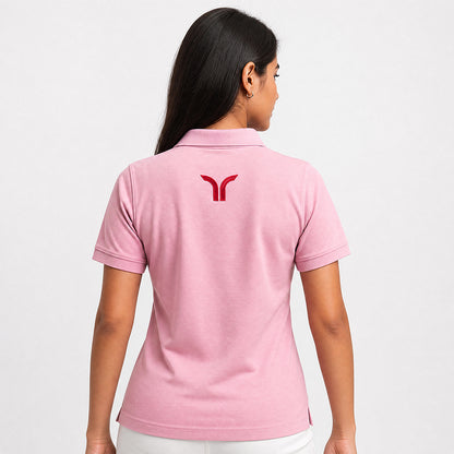 Tvarra Polo Tshirt – Light Pink (Women Fit)