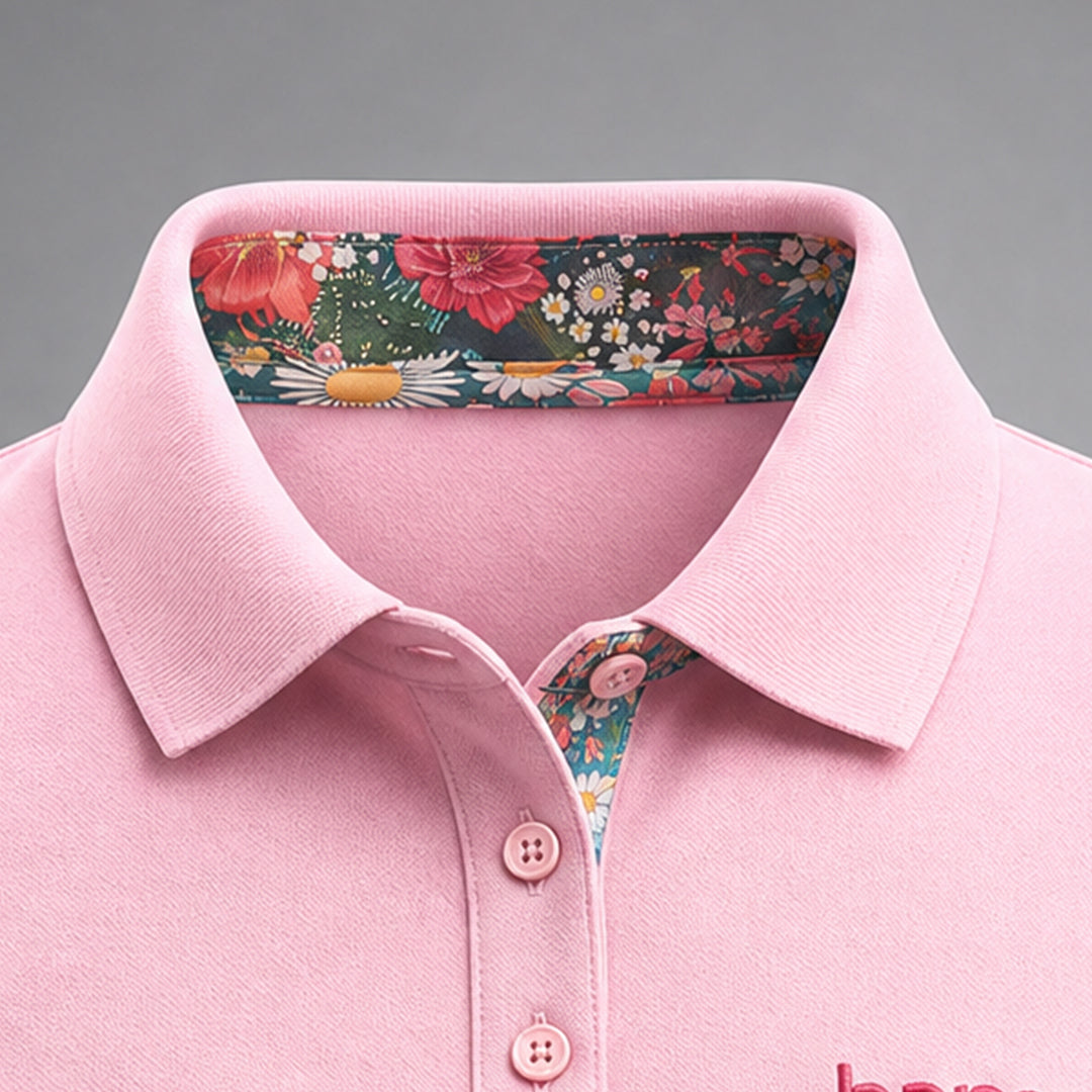 Tvarra Polo Tshirt – Light Pink (Women Fit)