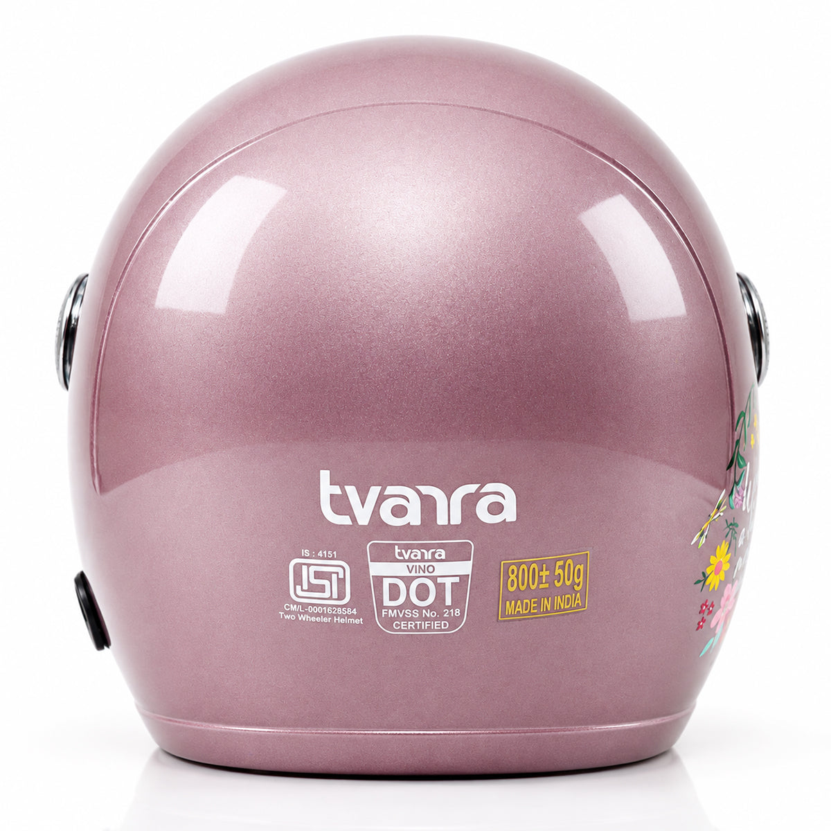 Tiara Rose Gold Open Face Helmet