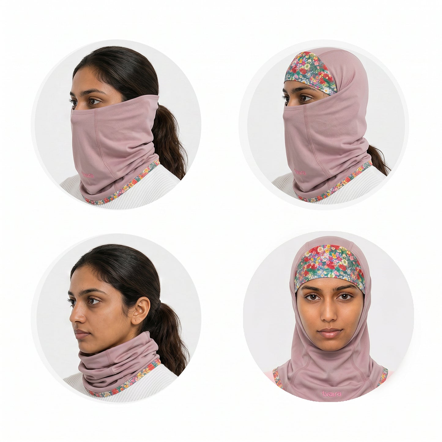 Scavva - Balaclava for Women - Rose Gold