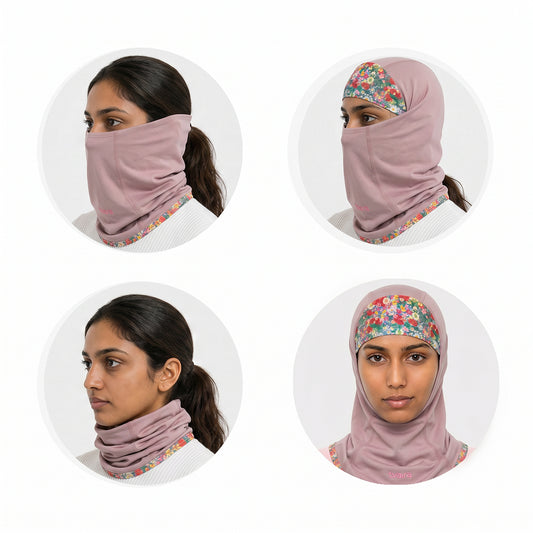 Scavva - Balaclava for Women - Rose Gold