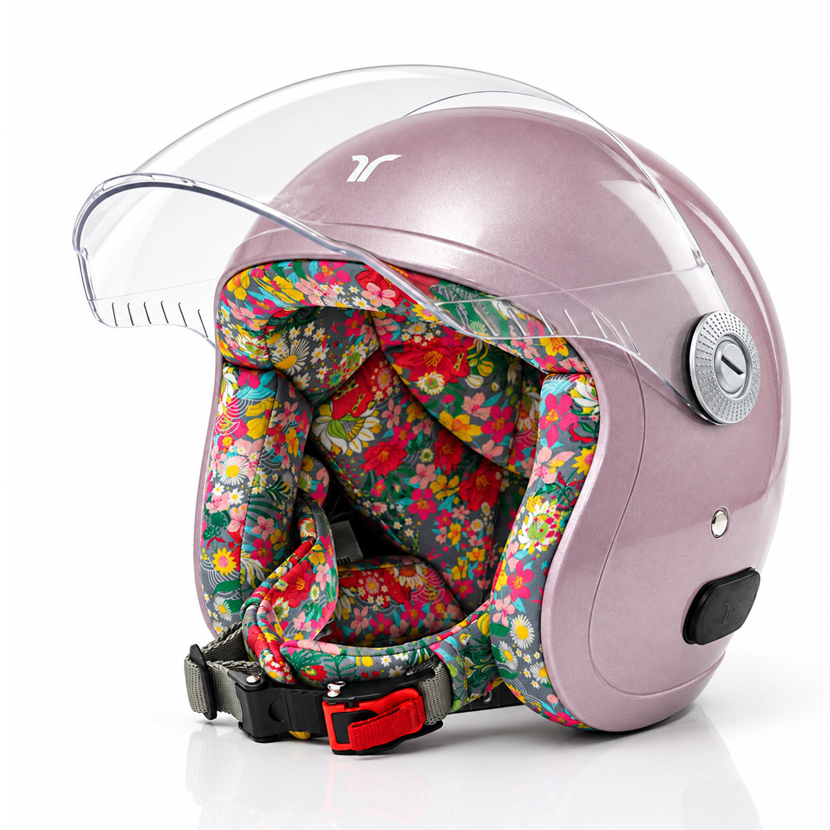 Tiara Rose Gold Open Face Helmet