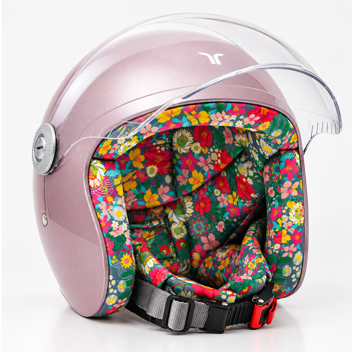 Tiara Rose Gold Open Face Helmet