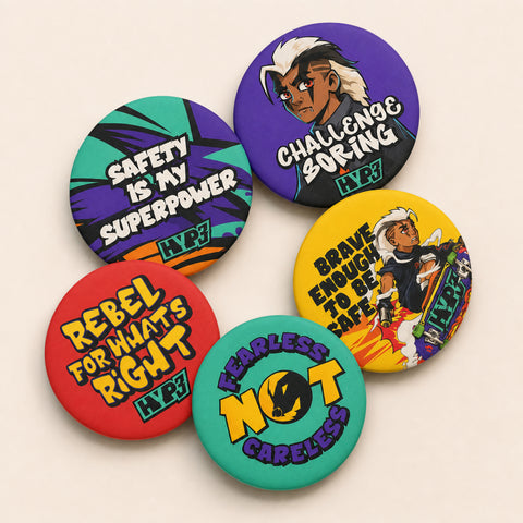 Pack of 5 - All Badges