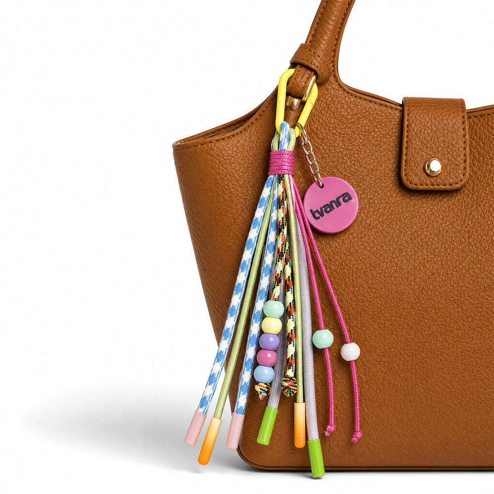 Tvarra Daydream Disco Beaded Rope Bag Charm