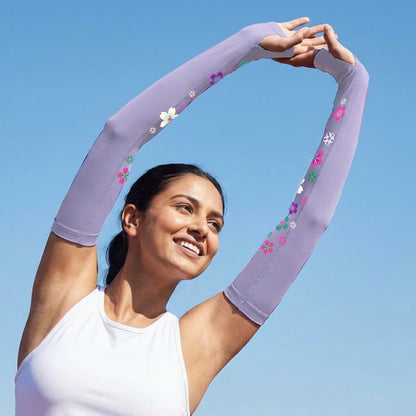 Tvarra UV Protection Arm Sleeves for Women | Windfall - Purple