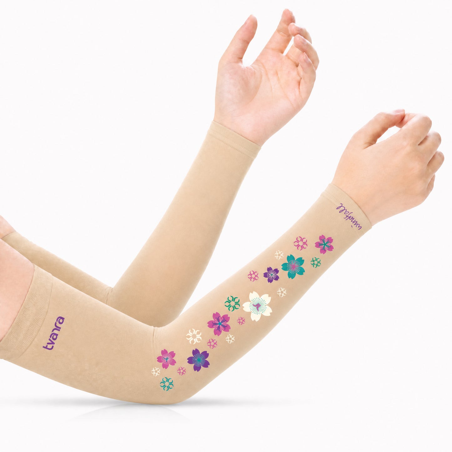 Tvarra UV Protection Arm Sleeves for Women | Windfall - Skin