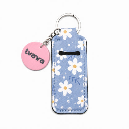 Tvarra Blue Daisy Floral Bag Charm