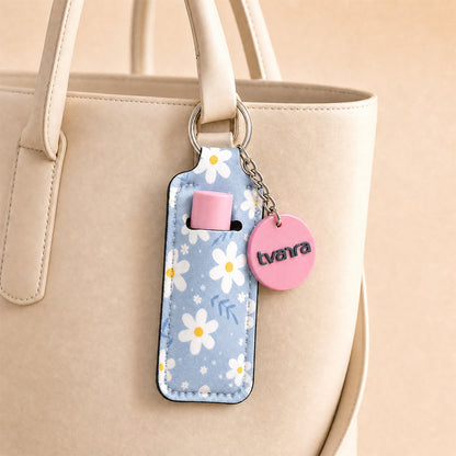 Tvarra Blue Daisy Floral Bag Charm