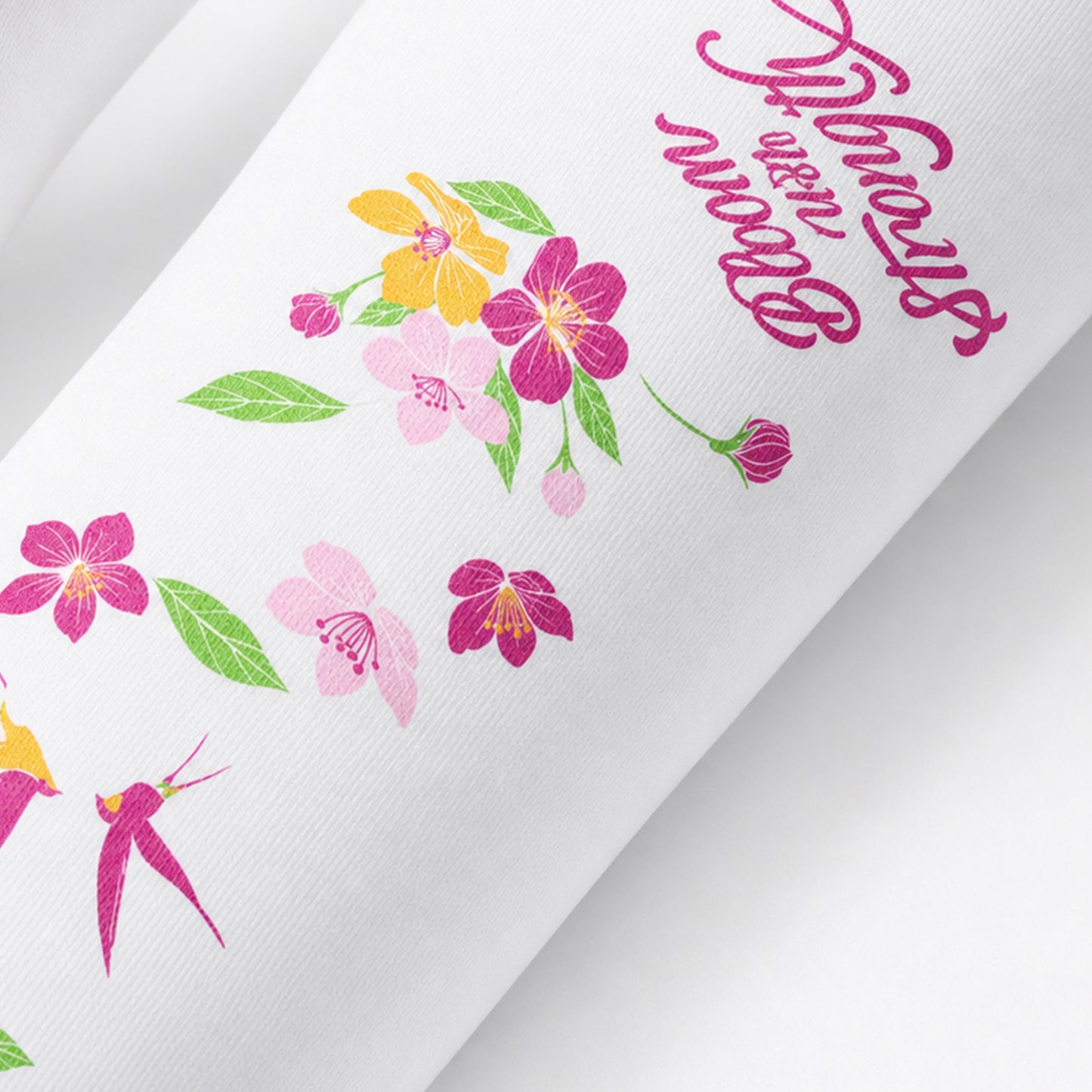 Tvarra UV Protection Arm Sleeves for Women | Bloom With Strength - White