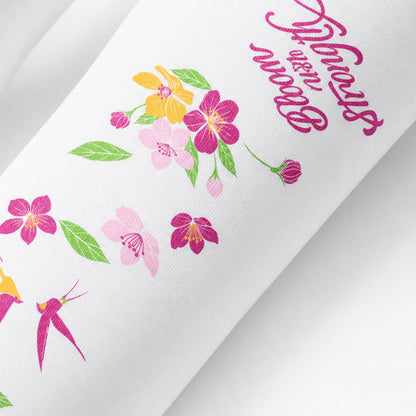 Tvarra UV Protection Arm Sleeves for Women | Bloom With Strength - White