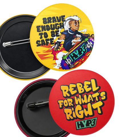 Pack of 2 - Rebel & Brave Bold