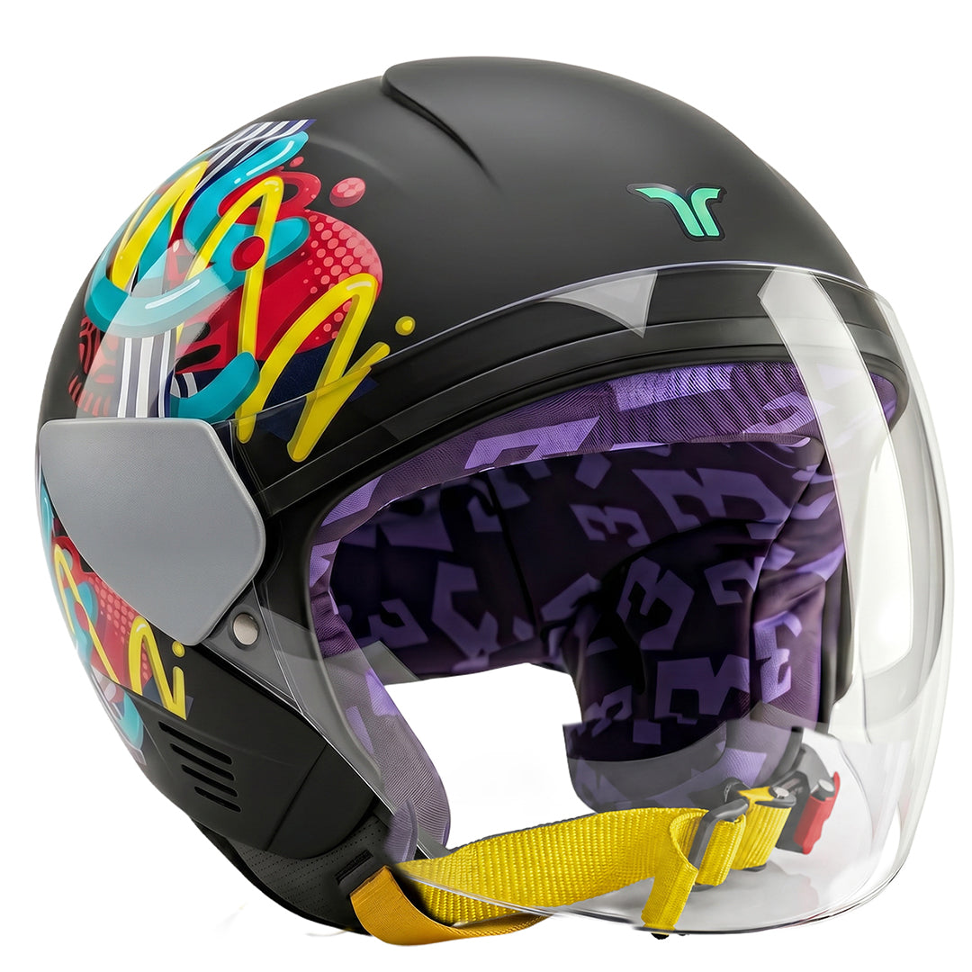 HYP3 Junior – Shadow Black – Graffiti – Matt