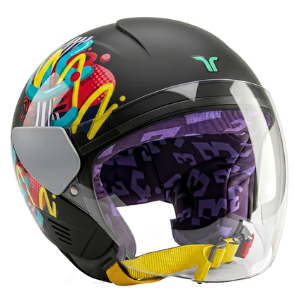 HYP3 Junior – Shadow Black – Graffiti – Matt
