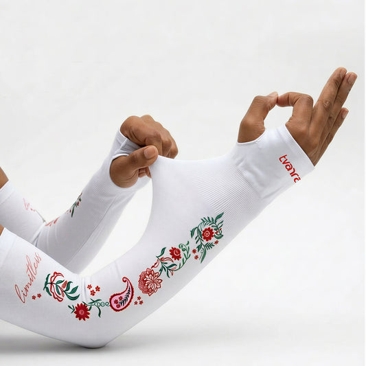 Limitless Arm Sleeves for Women - White