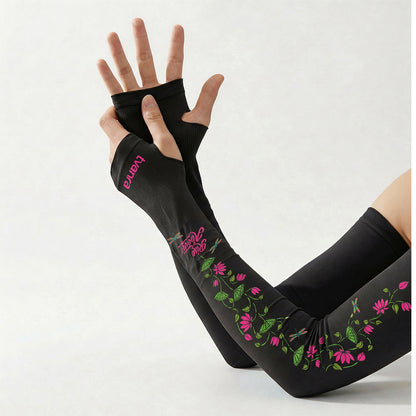 Rise Above Arm Sleeves for Women - Black