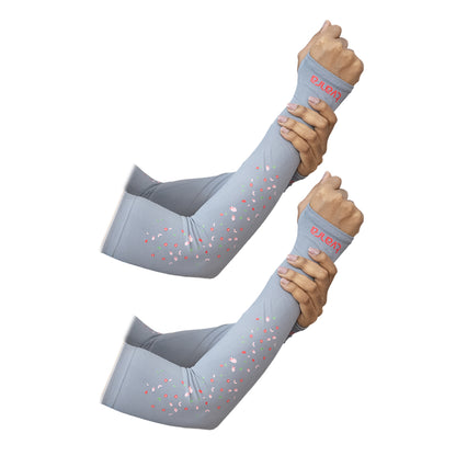 Petals Arm Sleeves - Grey