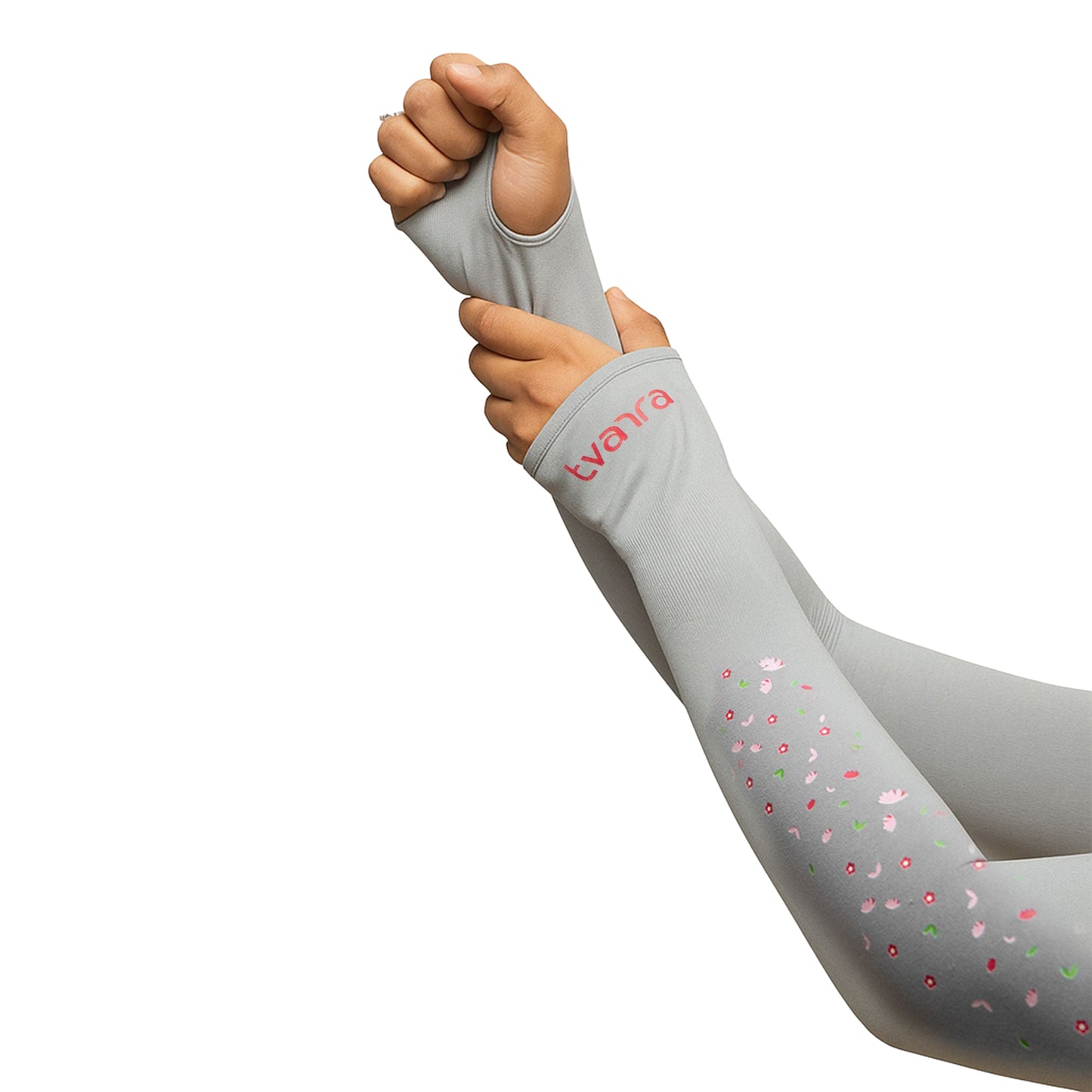 Petals Arm Sleeves - Grey