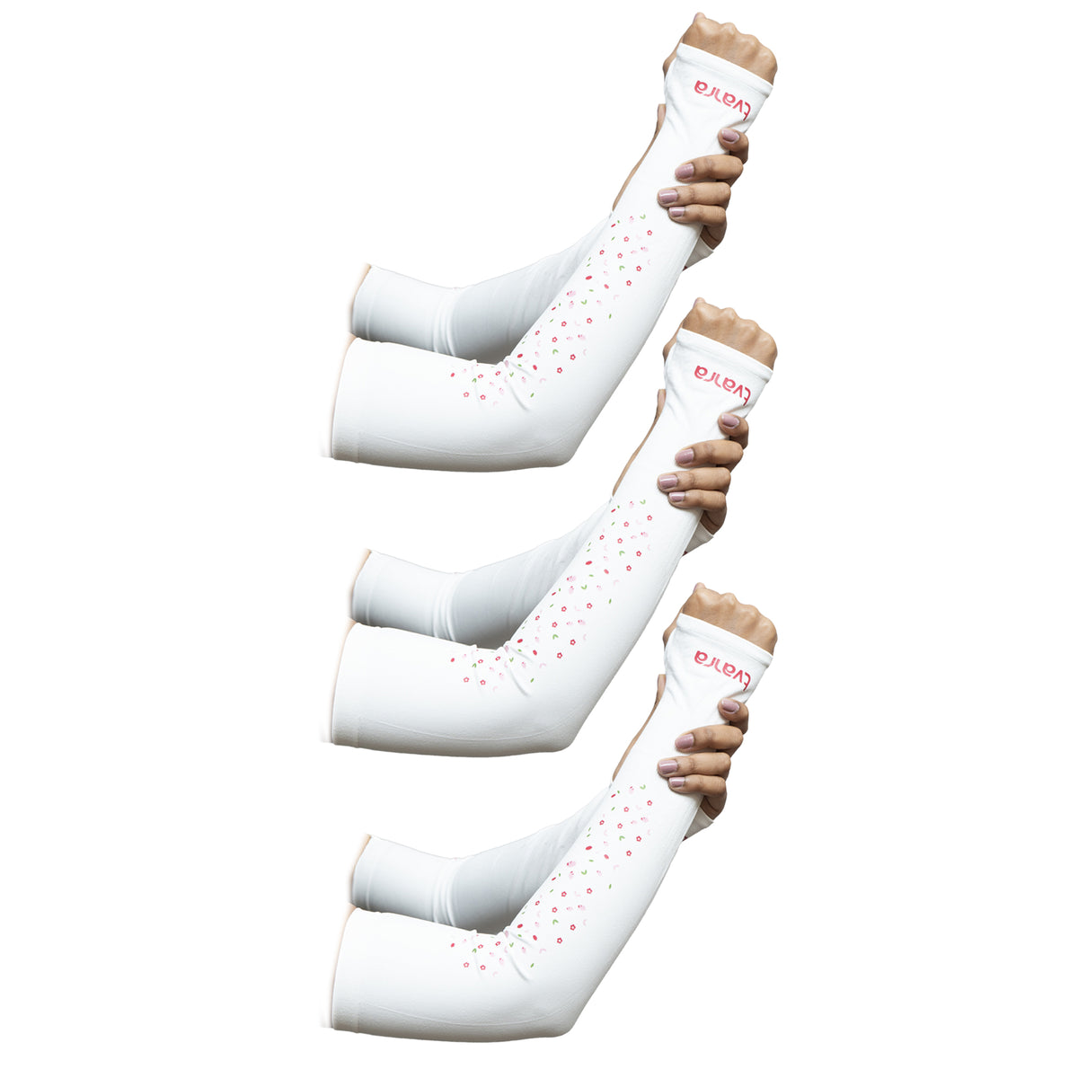 white arm sleeve​ for girls pack of 3
