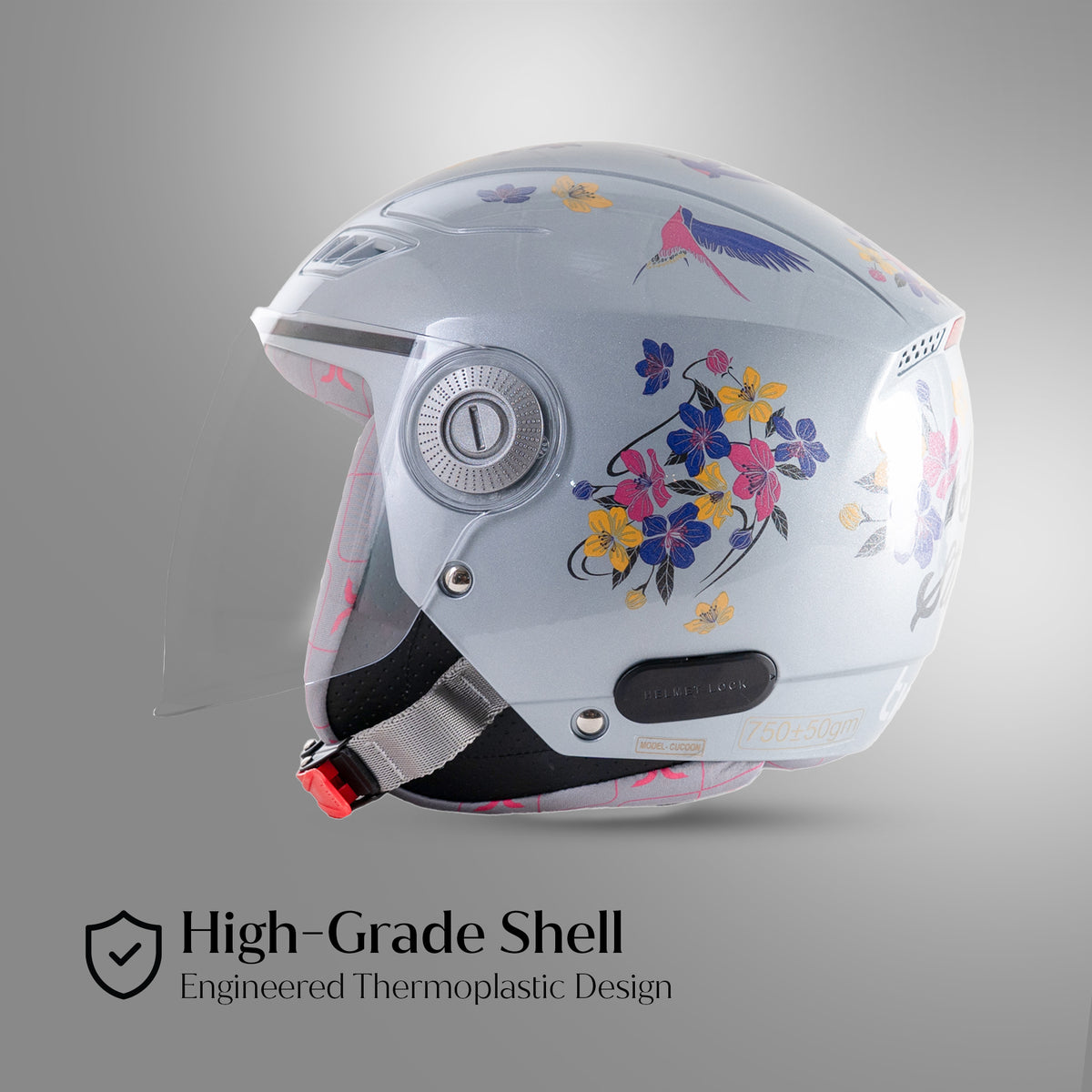 High grade shell and safety helmets for women in india