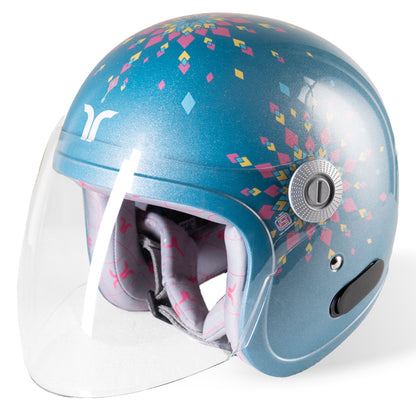blue womens motorcycle helmet Dreamcatcher Ocean Blue Women's Helmets