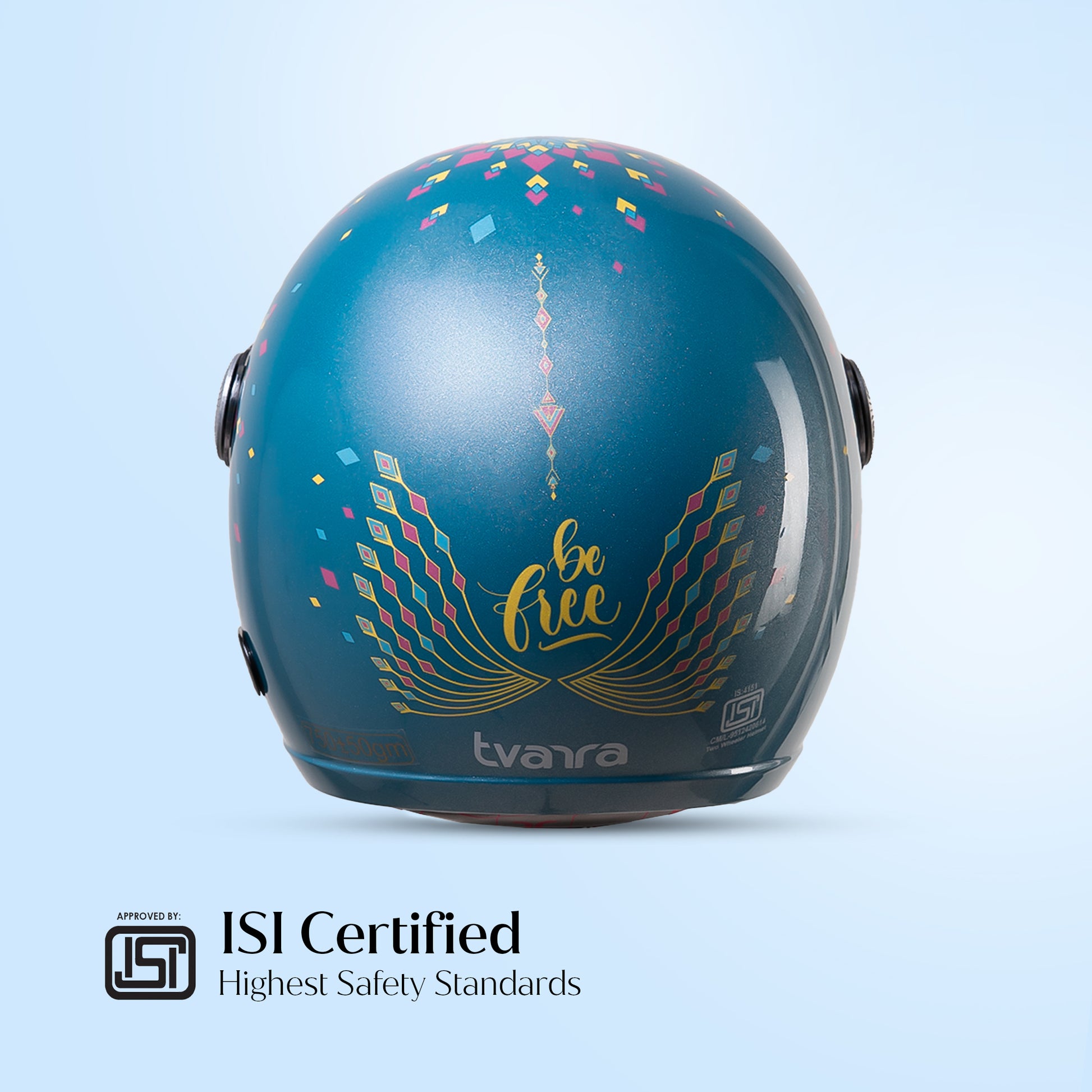 blue women's motorcycle helmet Dreamcatcher Ocean Blue Women's Helmets