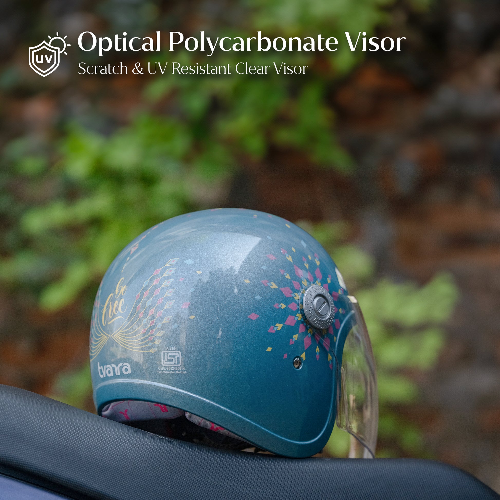 Tvarra Dreamcatcher - Ocean Blue Helmet