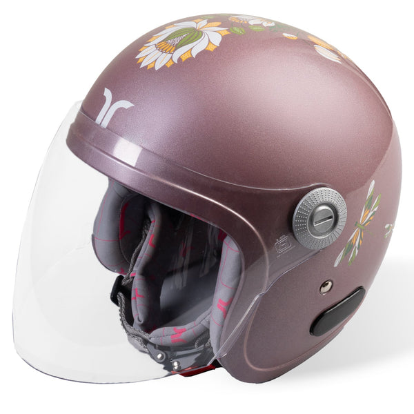 Tvarra Lotus Rose Gold Helmet