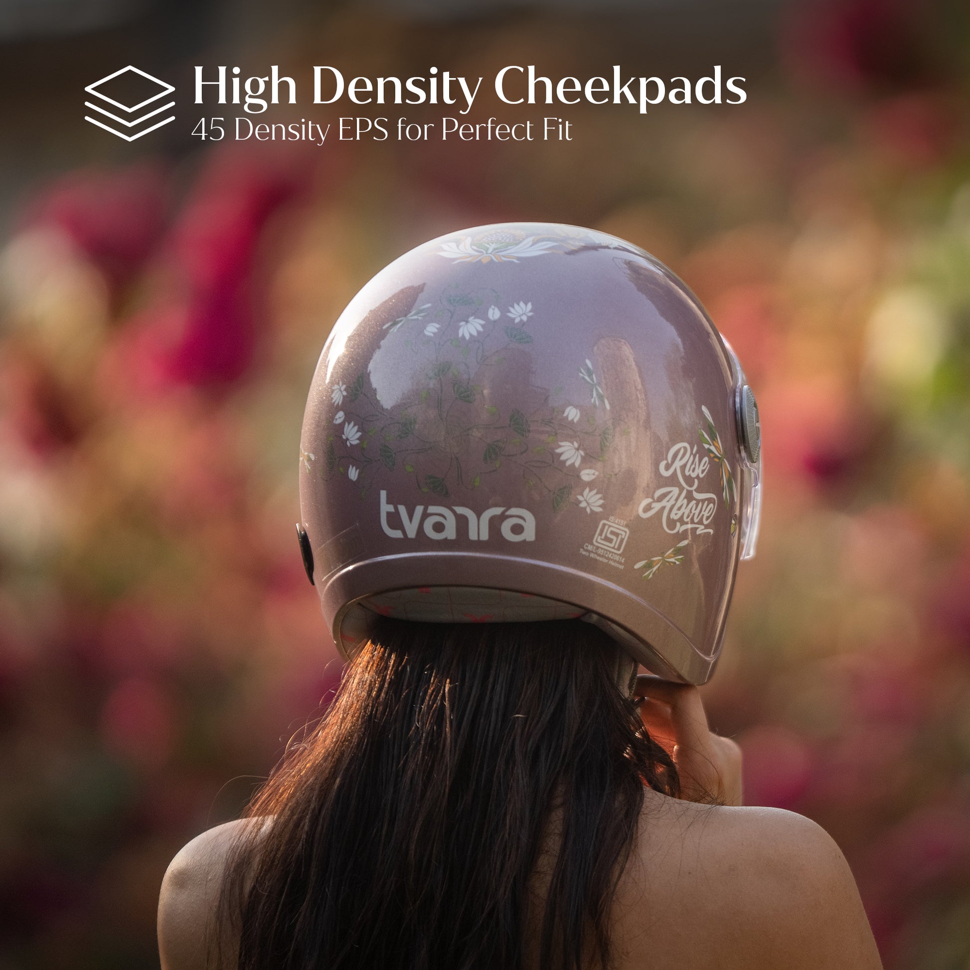 bern rose gold bike helmet Buy Lotus Rose Gold: Stylish Scooty Safety Helmet – Tvarra