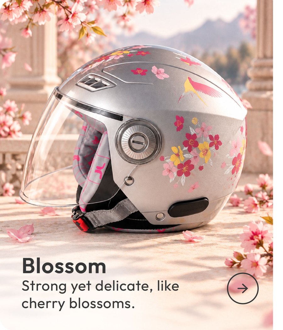 Blossom – strong yet delicate, like cherry blossoms