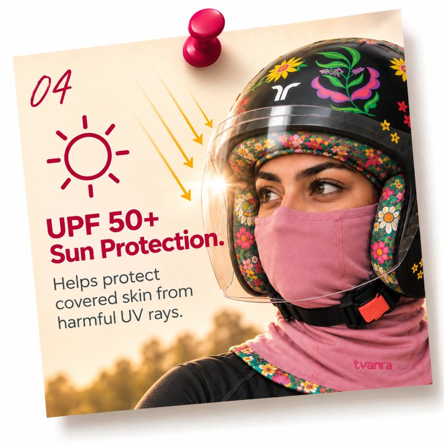 UPF 50+ sun protection