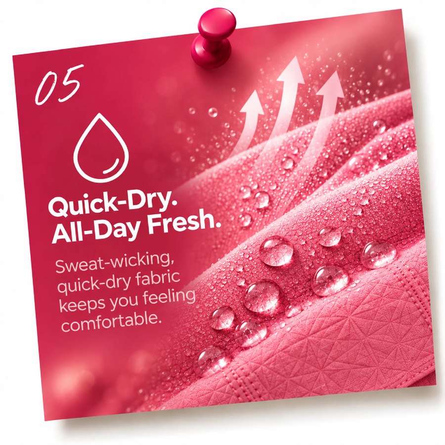 Quick-dry, all-day fresh